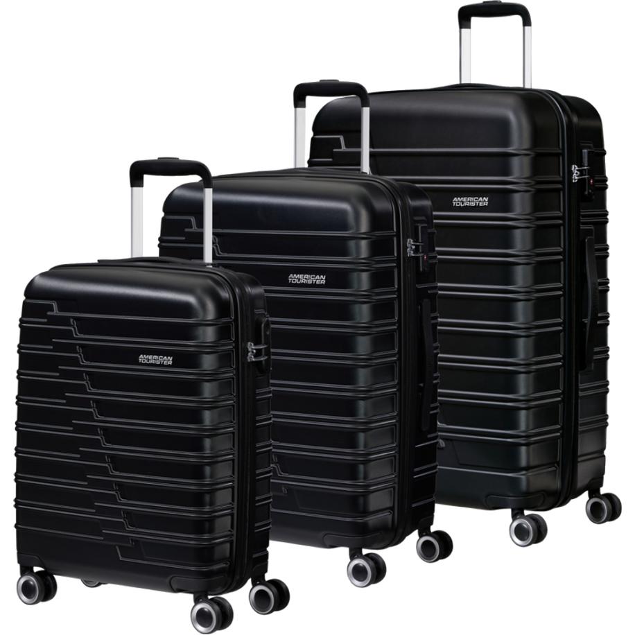American Tourister Activair Kofferset Universe Black Zwart