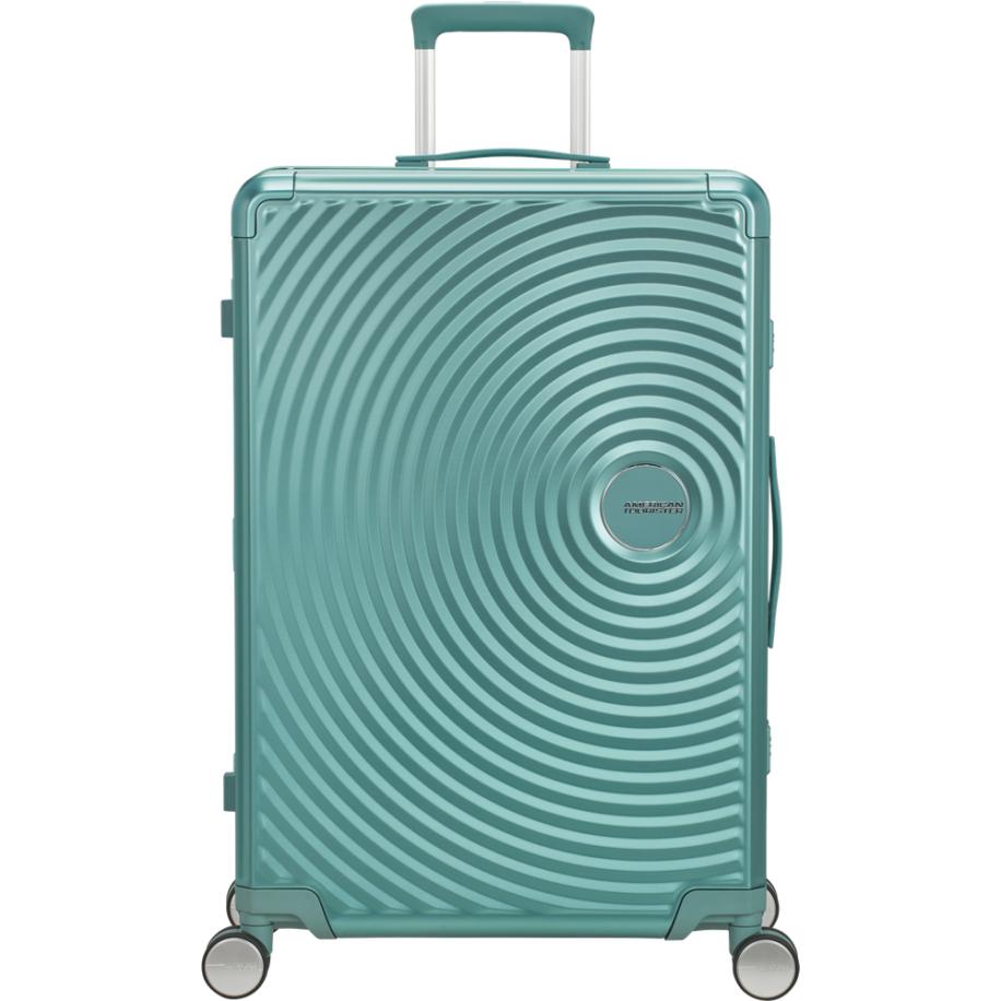 American Tourister Soundbox Alu Grote ruimbagage Dusty Turquoise Blauw
