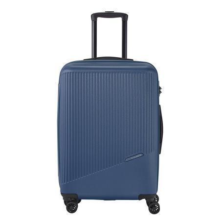 Travelite Bali 4 Wiel Trolley M blue Harde Koffer