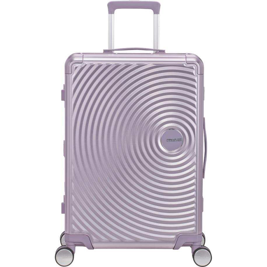 American Tourister Soundbox Alu Middelgrote ruimbagage Stormy Lilac Paars