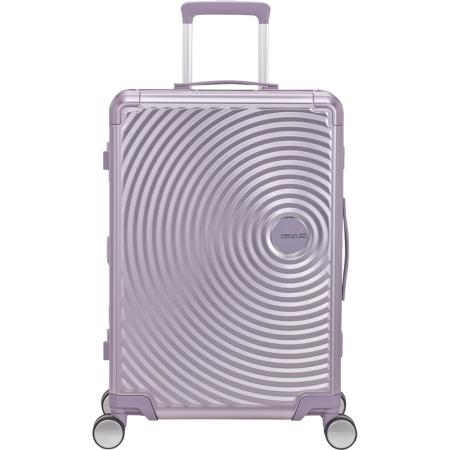 American Tourister Soundbox Alu Middelgrote ruimbagage Stormy Lilac