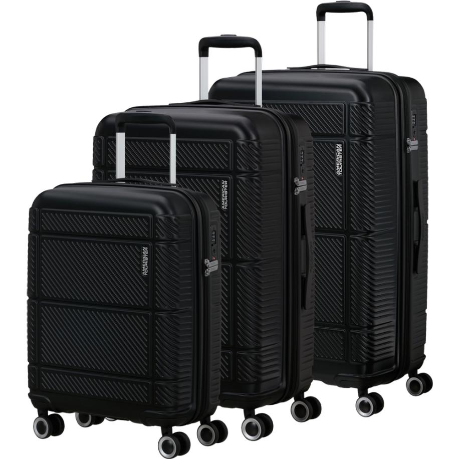 American Tourister Speedplay Kofferset Zwart Zwart