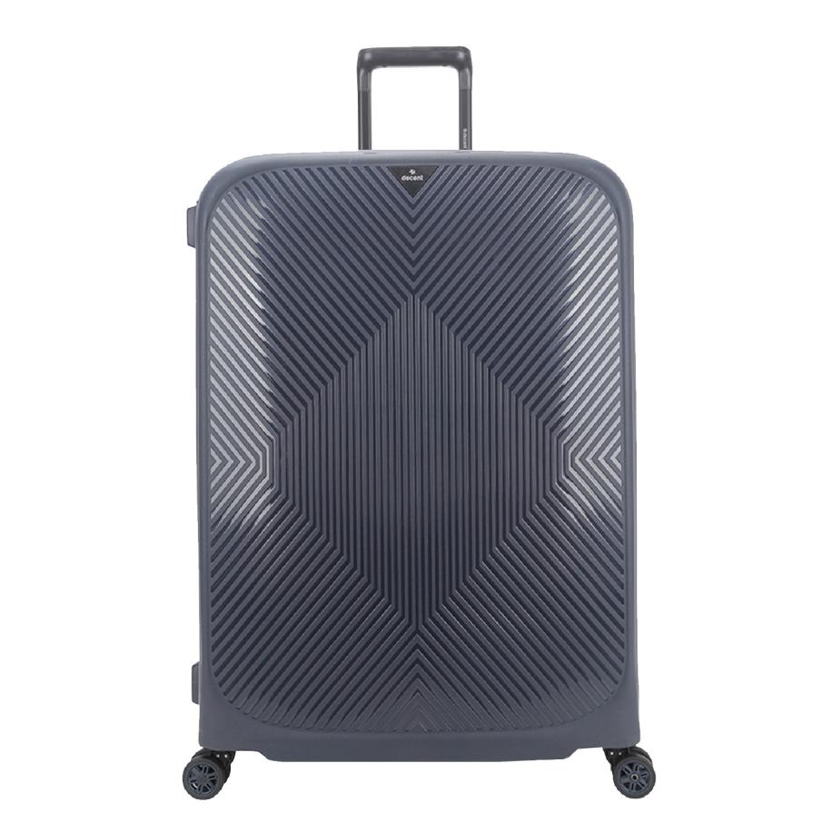 Decent Axiss-Fix 4 Wiel Trolley 78 donkerblauw Harde Koffer Blauw