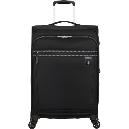 American Tourister Aerospin Middelgrote ruimbagage Zwart