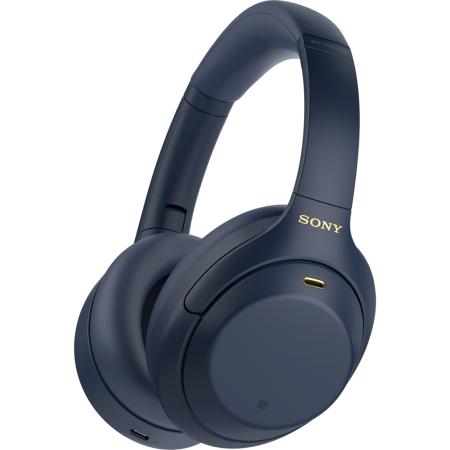Sony WH-1000XM4-koptelefoon met Wireless Noise Cancelling in Midnight Blue