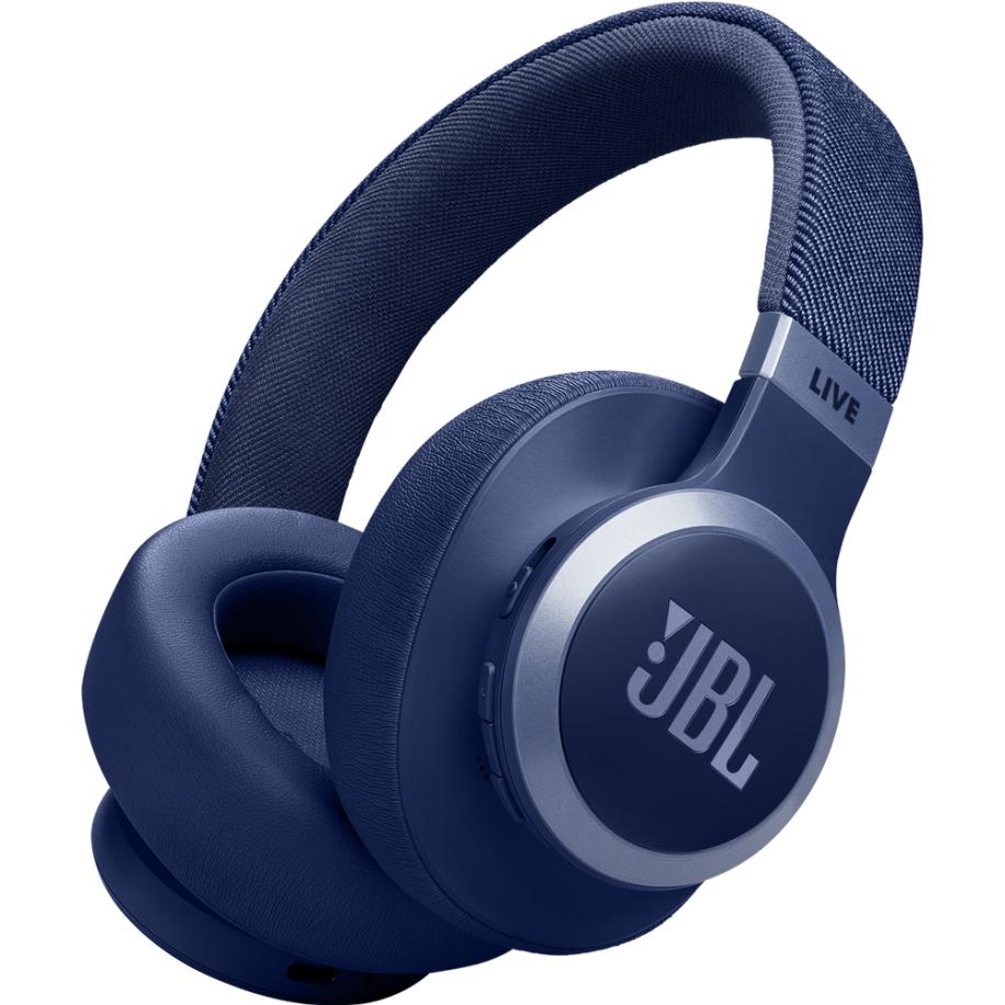 JBL Live 770NC Blue Over-Ear Headphones Blauw