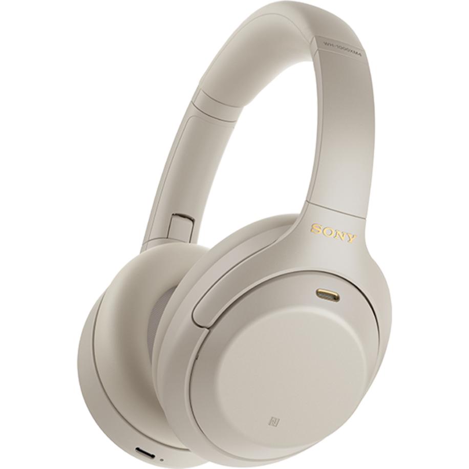 Sony WH-1000XM4-koptelefoon met Wireless Noise Cancelling in Platina Zilver Zilver
