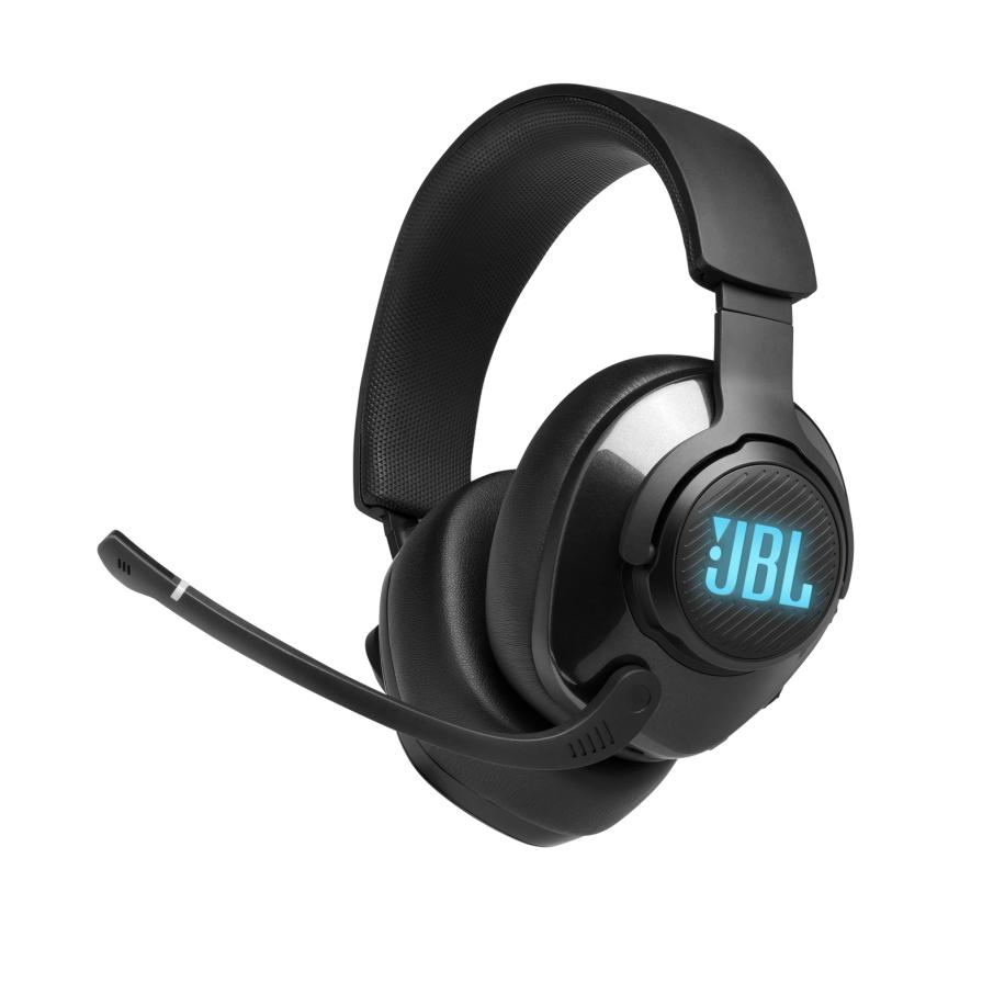 JBL Quantum 400 | Over-Ear Wired Gaming Headset - JBL 7.1 Surround Sound & Mic Noise Cancelling - PS4/XBOX/Switch/pc Compatible Gaming Zwart