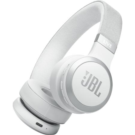 JBL Live 670NC White On-Ear Headphones