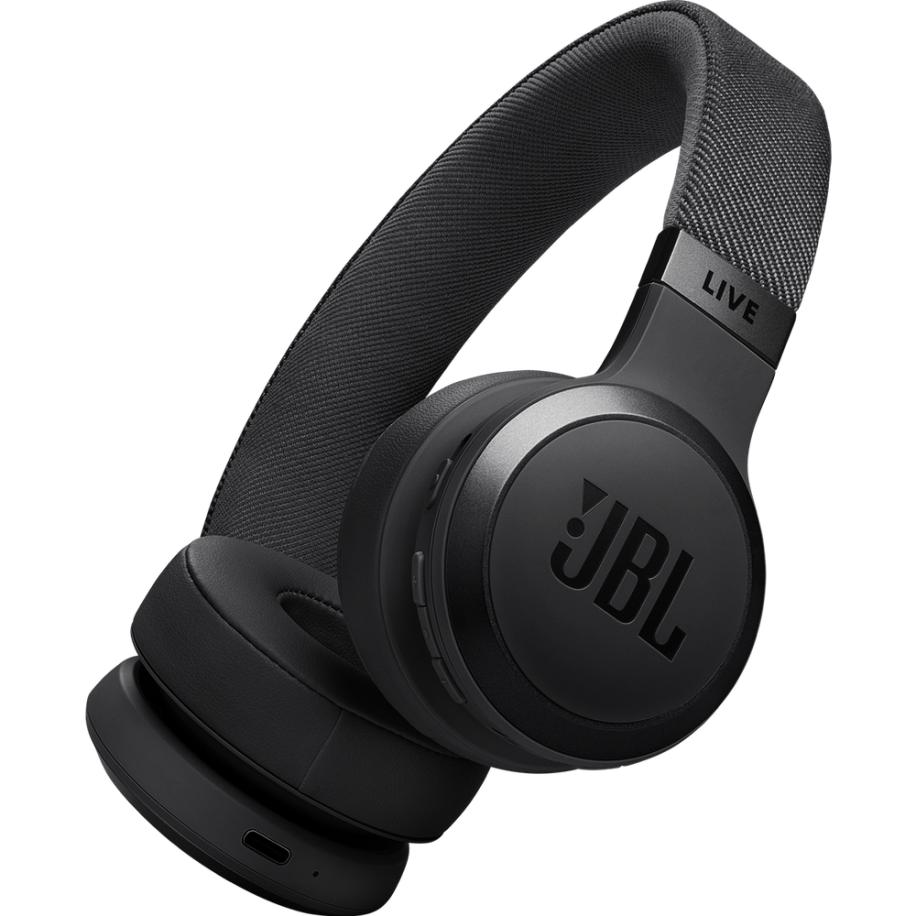 JBL Live 670NC Black On-Ear Headphones Zwart