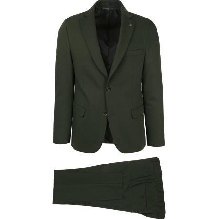 Suitable Kostuum Donkergroen
