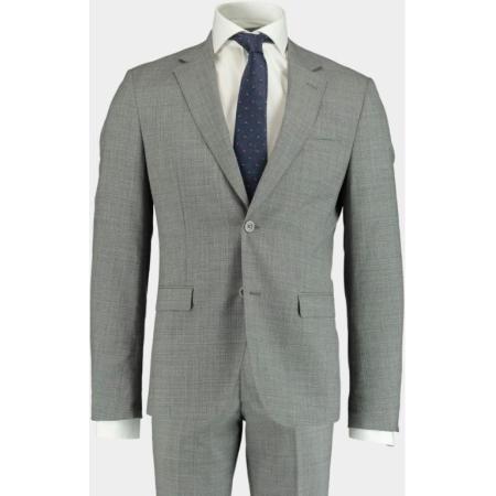 Bos Bright Blue Scotland blue kostuum d8 toulon 2pcs suit 201028to11sb/940 grey