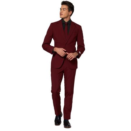OppoSuits Kostuum Blazing Burgundy