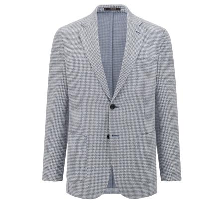 Boggi Milano Boggi Milano Colbert B Jersey saffier / offwhite