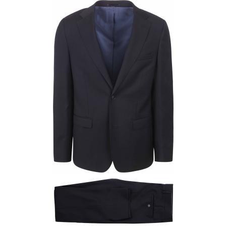 Suitable Structure Kostuum Wol Navy