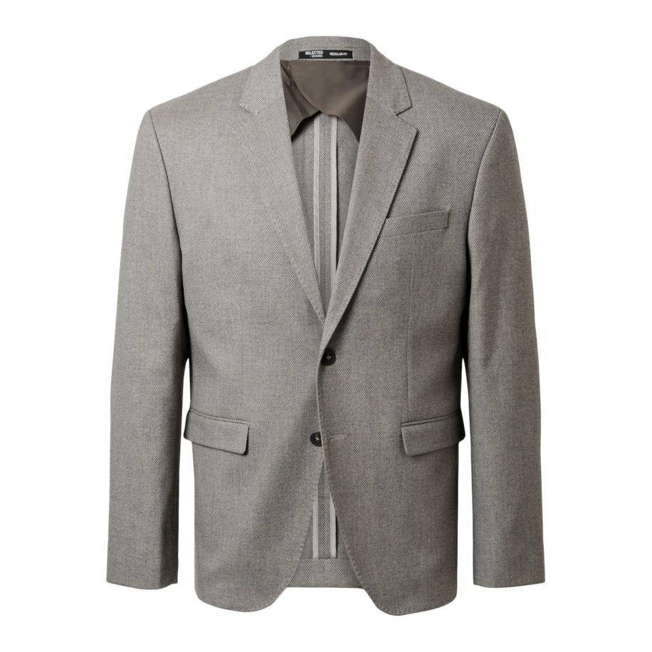 Selected SELECTED Colbert SLHREG-ODELL sand / zwart / wit -