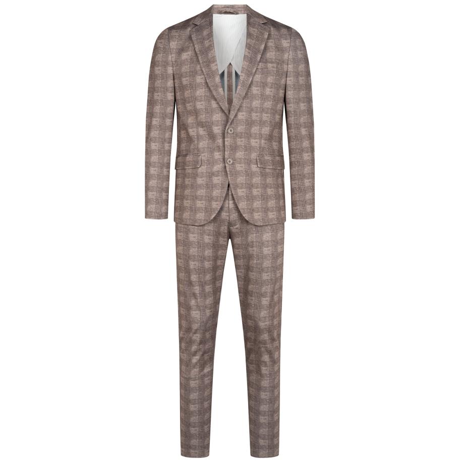 JEFF JEFF Pak Leo brokaat / bruin gemêleerd -