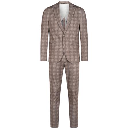 JEFF JEFF Pak Leo brokaat / bruin gemêleerd