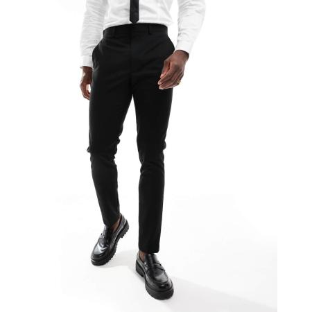 ASOS DESIGN - Skinny pantalon in zwart