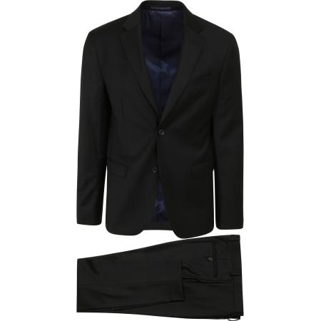 Suitable Kostuum Toulon Serge Wol Uni Zwart