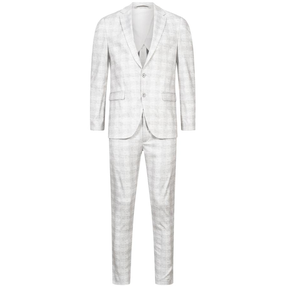 JEFF JEFF Pak Leo lichtgrijs / grijs gemêleerd / wit -