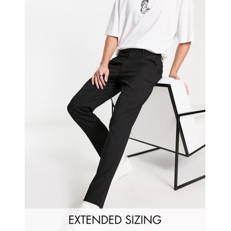 ASOS DESIGN - Smalle pantalon in zwart