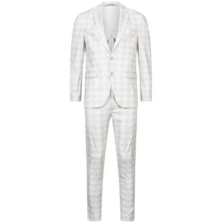 JEFF JEFF Pak Leo lichtgrijs / grijs gemêleerd / wit