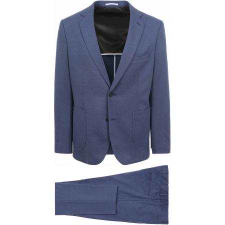 Suitable Jersey Suit Kobaltblauw