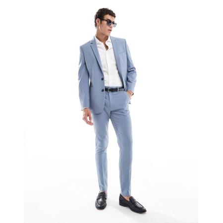 ASOS DESIGN - Skinny pantalon in blauw