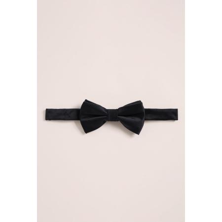 WE Fashion Heren vlinderdas - Regular fit - Zwart - Maat: One Size