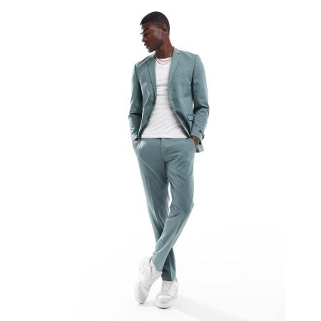 Jack & Jones - Slim-fit broek in saliegroen