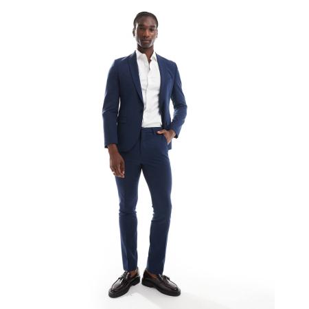 Twisted Tailor - Ellroy - Pantalon in marineblauw, deel van co-ord set