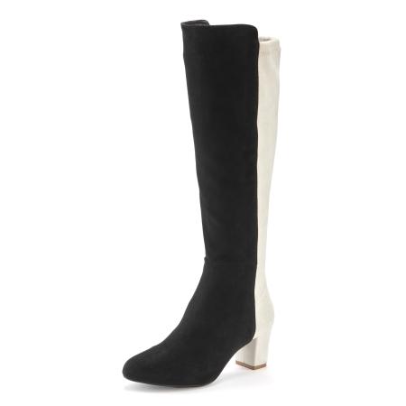 Lascana LASCANA Laarzen zwart / wit