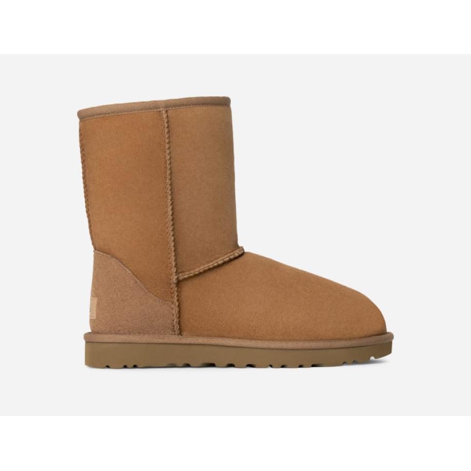 UGG® Classic Short II-laars voor dames in Brown, Maat 43, Shearling -