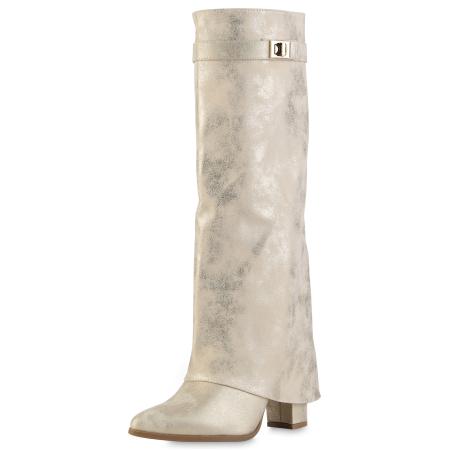 Van Hill Van Hill Cowboylaarzen Cassia goud