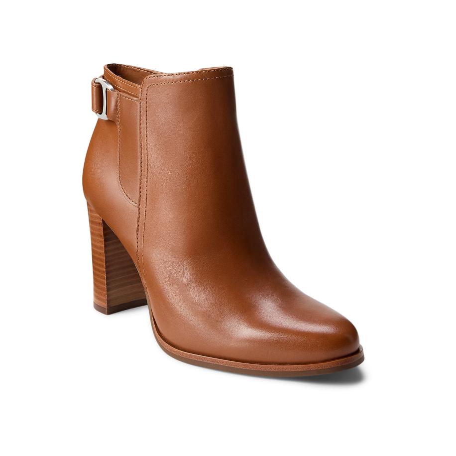 Lauren Ralph Lauren Lauren Ralph Lauren Enkellaarsjes Tascha bruin -