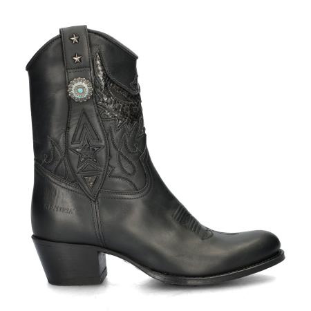 Sendra Debora Insa cowboylaarzen Zwart 465575