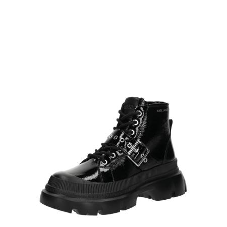 Karl Lagerfeld Karl Lagerfeld Veterlaarsjes zwart