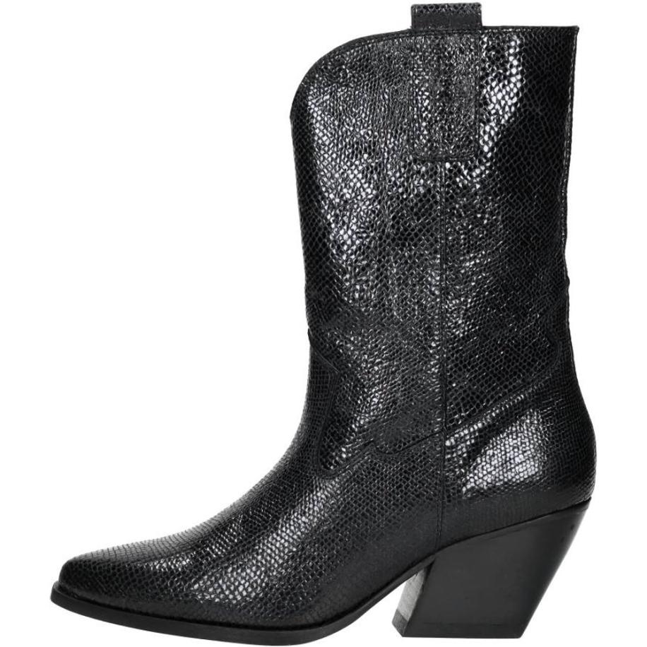 Red Rag - Western Boots Zwart