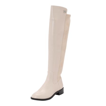 Steve Madden STEVE MADDEN Overknee laarzen Xcursion crème