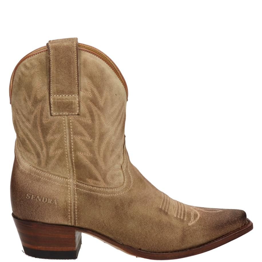 Sendra 16954 Berdy enkellaarsjes Bruin 366440 Bruin