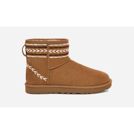 UGG® Classic Mini Ritza-laars voor dames in Brown, Maat 40, Wol/Polyester