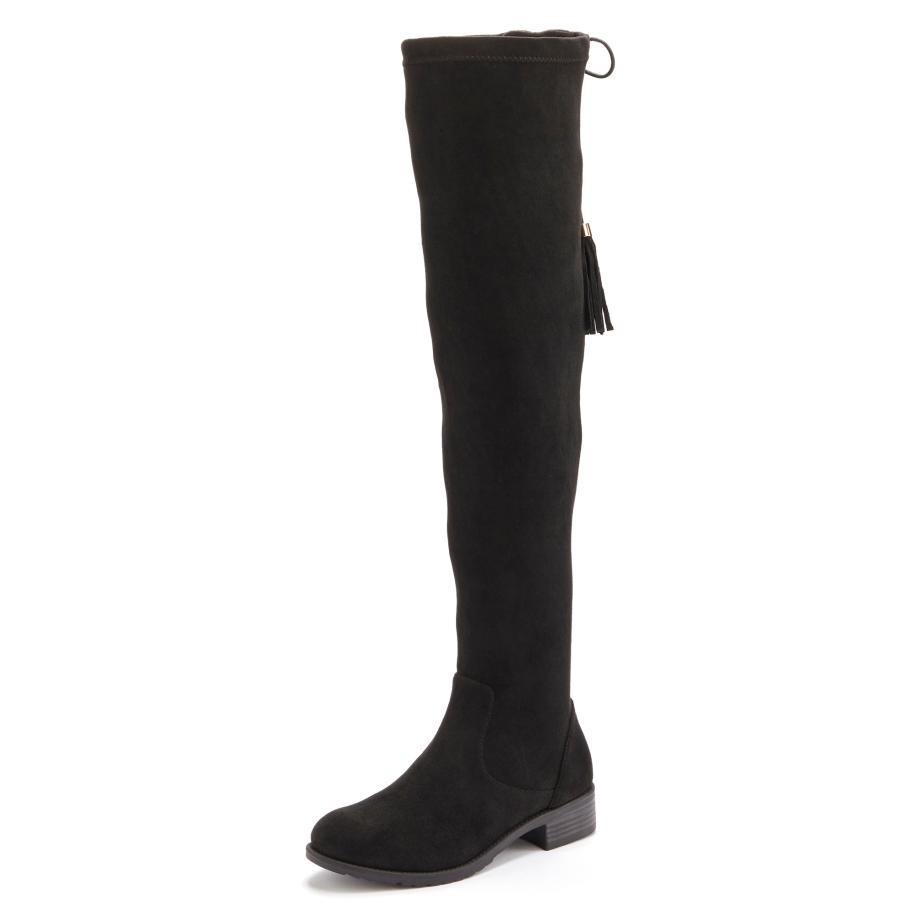 Lascana LASCANA Overknee laarzen zwart -