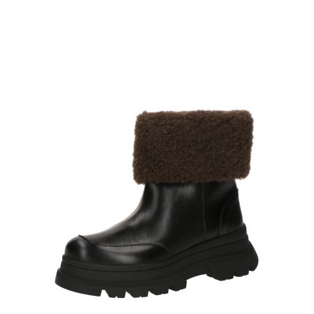 Hugo Boss BOSS Enkellaarsjes Foster donkerbruin / zwart