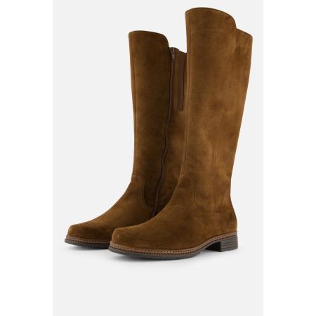 Gabor Hoge laarzen cognac Suede