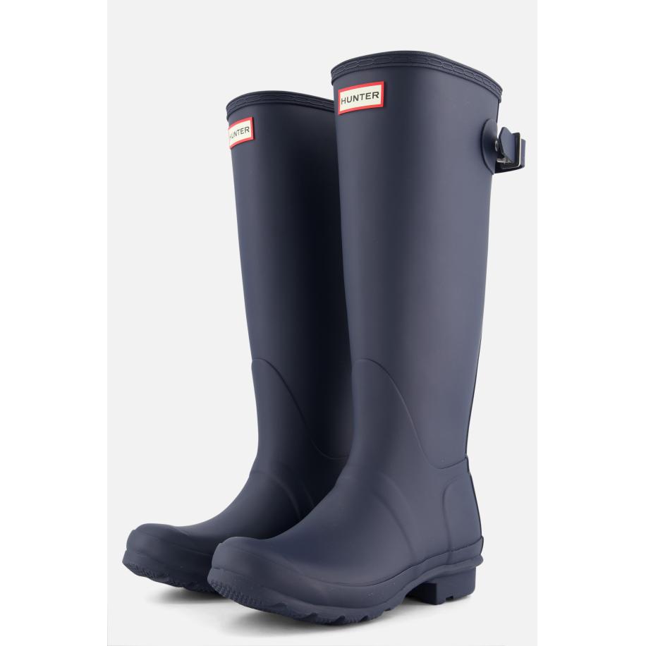 Hunter Original Regenlaarzen blauw Rubber Blauw