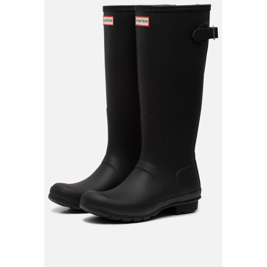 Hunter Original Regenlaarzen zwart Rubber Zwart
