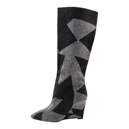 Faina faina Laarzen zwart / zilver