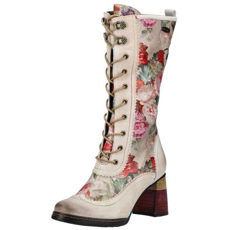 Laura Vita Laura Vita Veterlaarzen beige / groen / rosa / rood