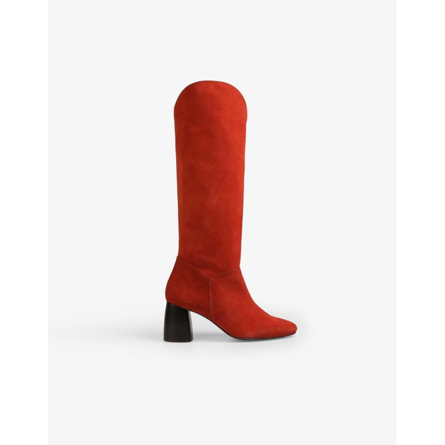 Scalpers Cool Hoge laarzen in donker oranje Oranje